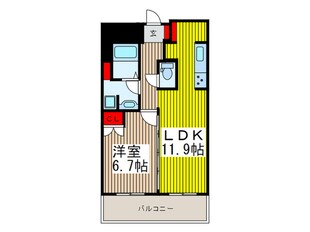 リボンシティコミュニティの物件間取画像